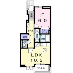 中田駅 徒歩30分 1階の物件間取画像